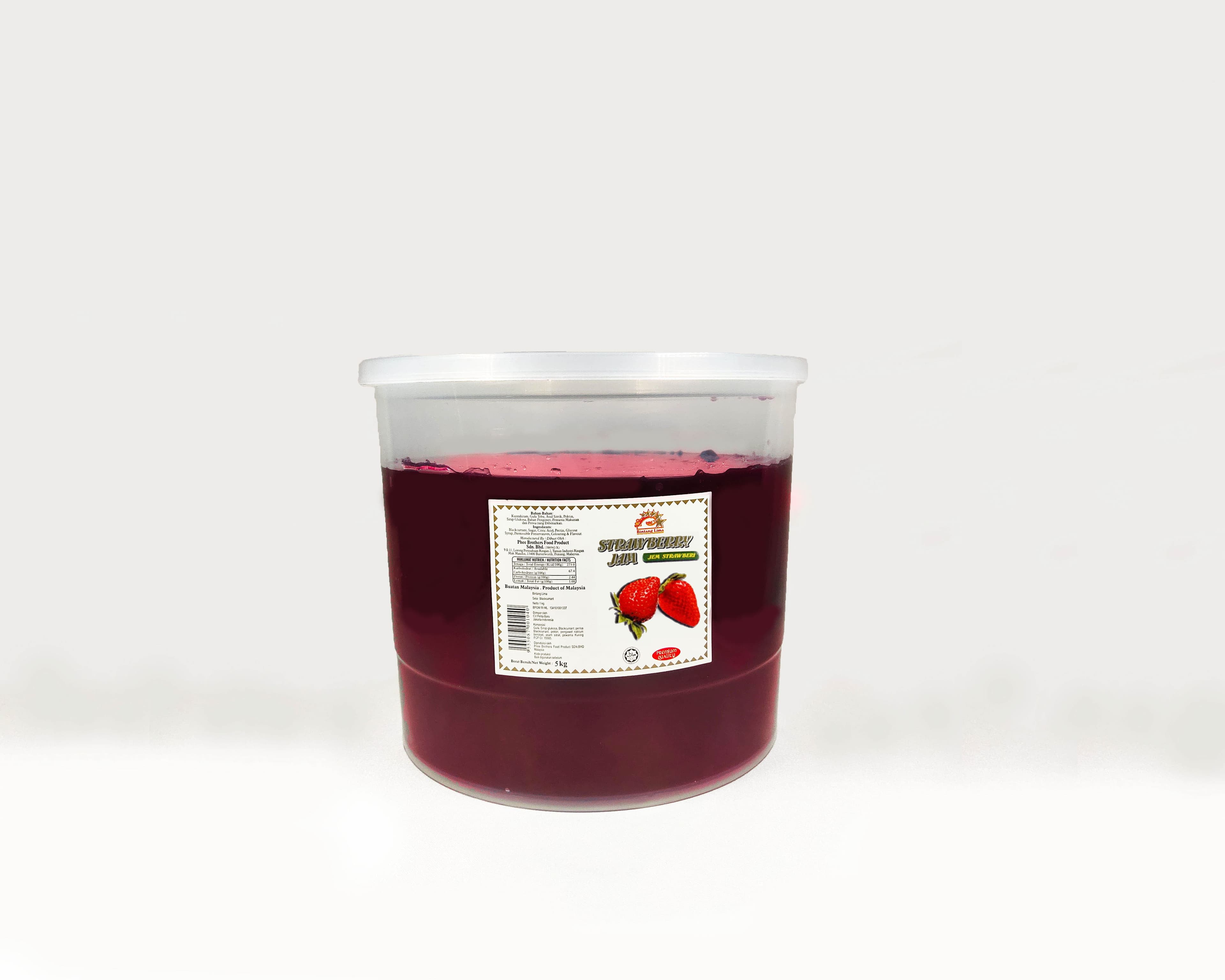 5KG TUB STRAWBERRY JAM