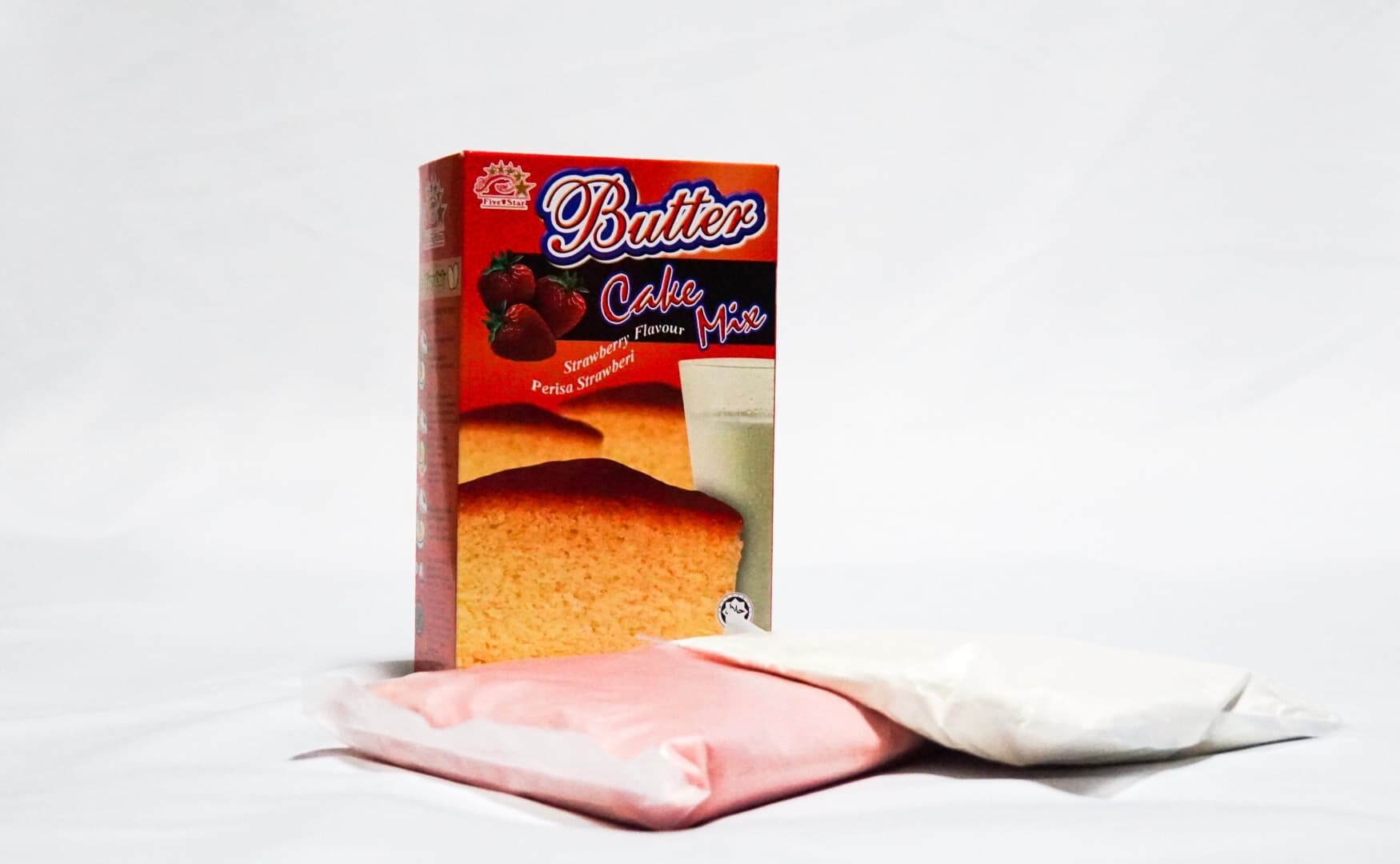 900G BUTTER CAKE MIX STRAWBERRY